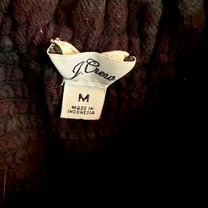 J Crew watch plaid (black and green) flannel dress with bracelet length sleeves